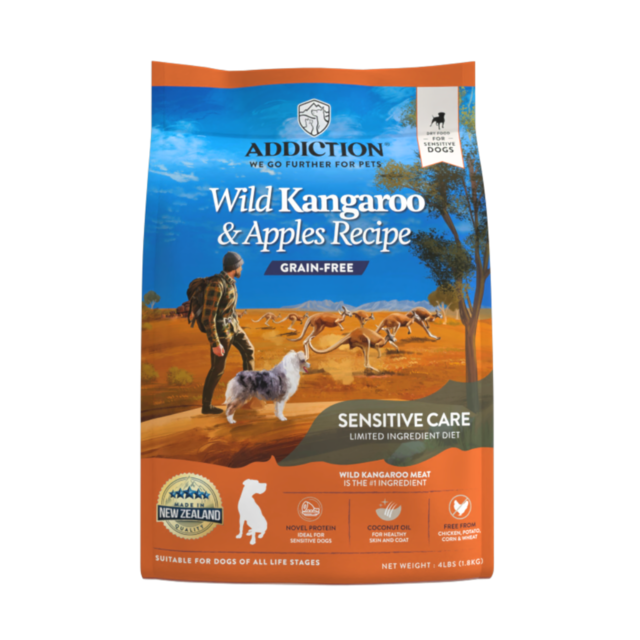 Addiction Grain-Free Wild Kangaroo & Apples Sensitive Care Dry Dog Food - Product Image