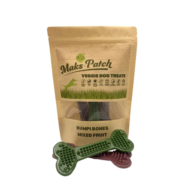 Mak's Patch Mixed Fruit Bumpi Bone Dog Treats - Product Image
