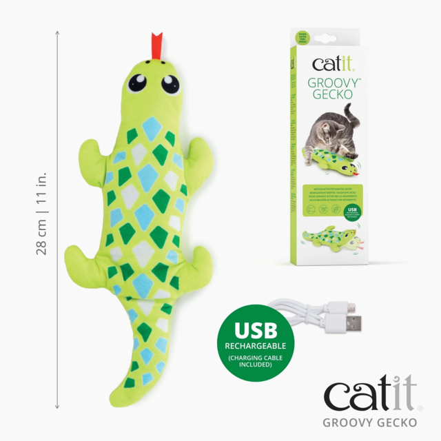 Catit Groovy Gecko Cat Toy - Product Image 4