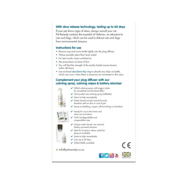 Pet Remedy Cat & Dog Calming Plug In Diffuser - Product Image 5