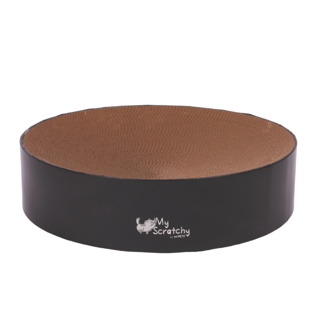 M-PETS My Scratchy Maryland Round Cardboard Cat Scratcher - Product Image 1