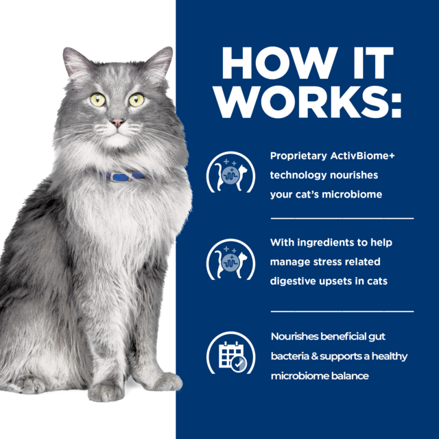 Hill's Prescription Diet Gastrointestinal Biome Stress Dry Cat Food - Product Image 3