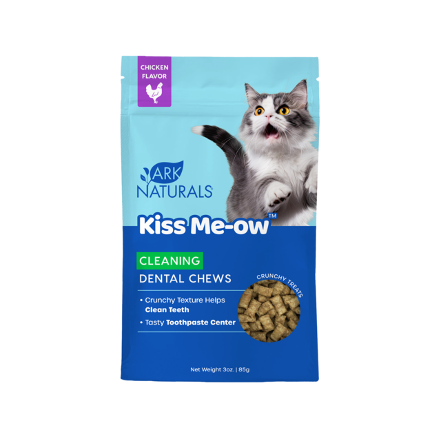 Ark Naturals Kiss Me-Ow Cleaning Dental Chicken Cat Treats - Product Image