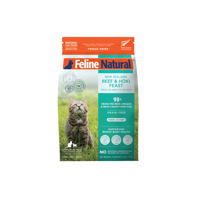 Feline Natural Beef & Hoki Feast Freeze Dried Cat Food - Product Image 1