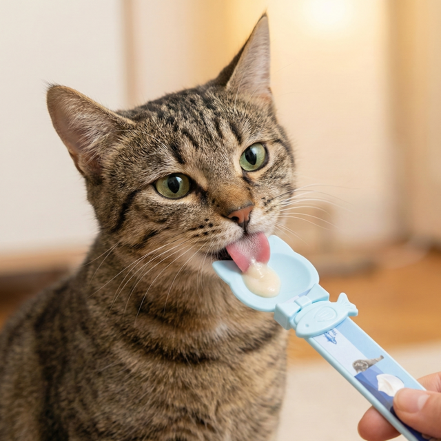 M-PETS Creamy Cat Feeding Spoon - Product Image 4