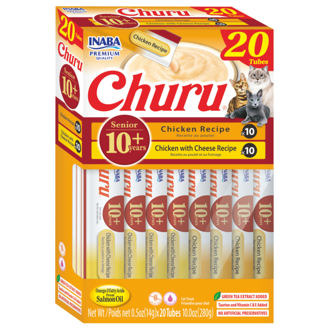 Inaba Churu Senior Chicken Variety Box Cat Treats - Product Image