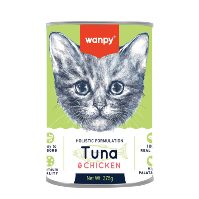 Wanpy Holistic Kitten Tuna & Chicken Canned Wet Cat Food - Product Image