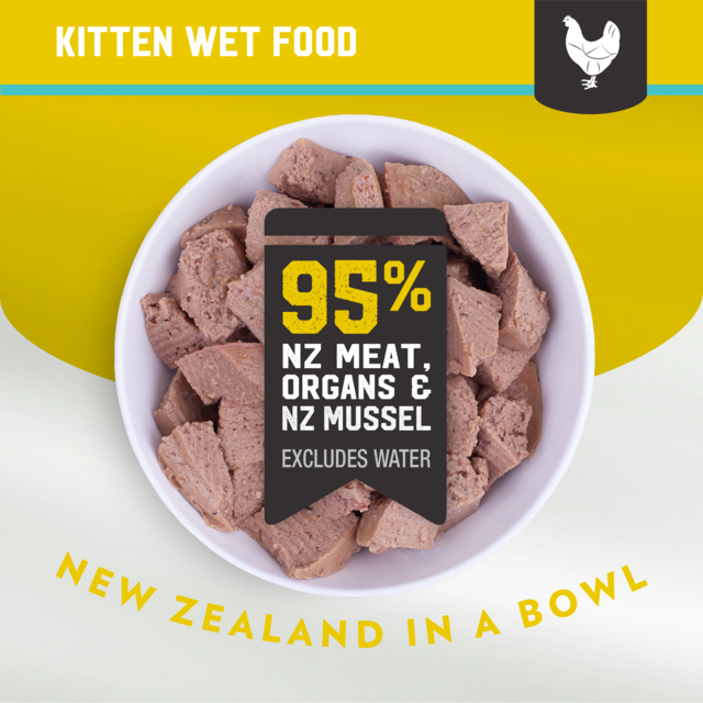 Kiwi Kitchens Chicken & Mussel Kitten Wet Cat Food - Product Image 4
