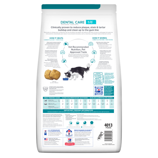 Hill's Prescription Diet t/d Dental Care Dry Dog Food - Product Image 1