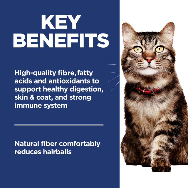 Hill's Science Diet Adult 7+ Hairball Control Chicken Senior Dry Cat Food - Product Image 4