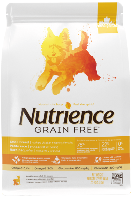 Nutrience Grain Free Turkey Chicken & Herring Small Breed Dry Dog Food - Product Image