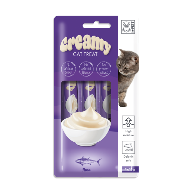 M-PETS Creamy Tuna Cat Treats - Product Image
