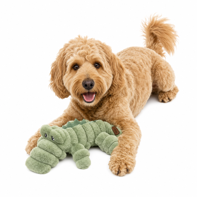 Coco & Cooper Carlos The Crocodile Jumbo Dog Plush Toy - Product Image