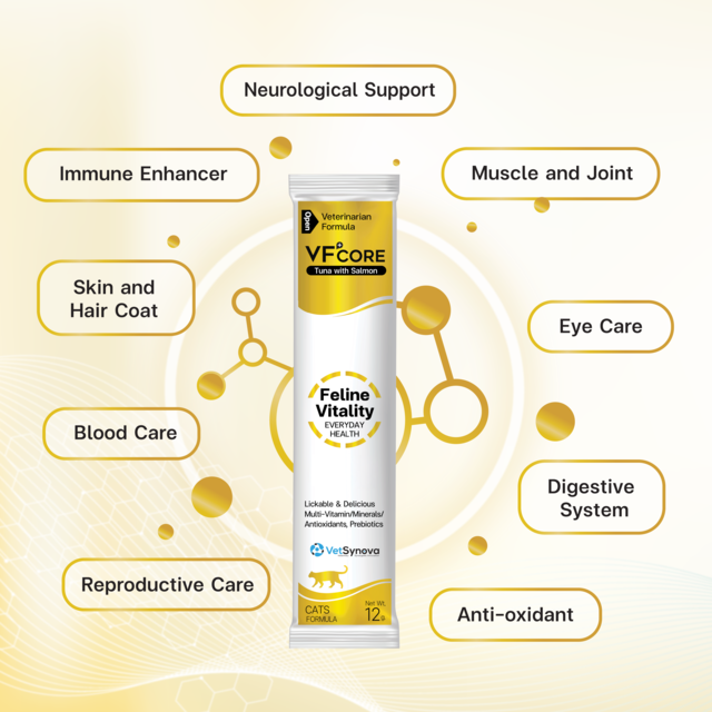 VetSynova VF+ Core Vitality Everyday Health Cat Supplement - Product Image 2