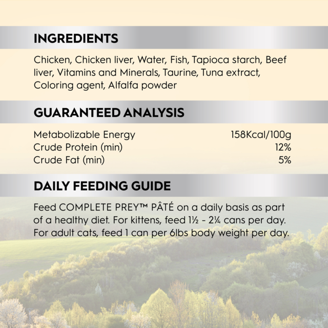 Trilogy Complete Prey Pate Chicken Wet Cat Food - Product Image 5