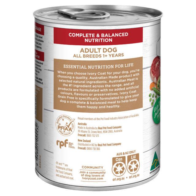 Ivory Coat Grain Free Beef Stew Adult Wet Dog Food - Product Image 11