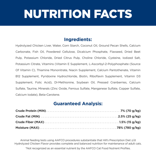 Hill's Prescription Diet z/d Food Sensitivities Wet Cat Food - Product Image 8