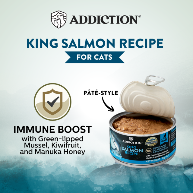 Addiction Wild Islands King Salmon Grain-Free Wet Cat Food - Product Image 3