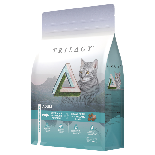 Trilogy Grain Free Barramundi with Tuna & Freeze Dried Lamb Adult Dry Cat Food - Product Image 1