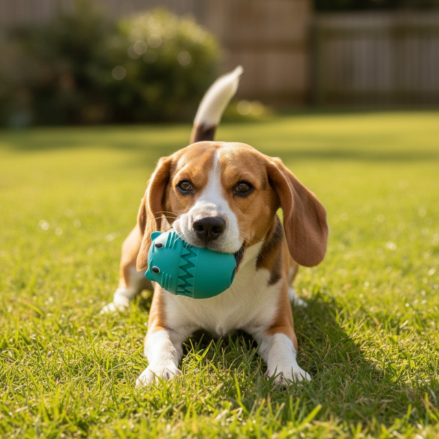 Pup & Purr Treat Monster Tough Dog Toy - Product Image 1