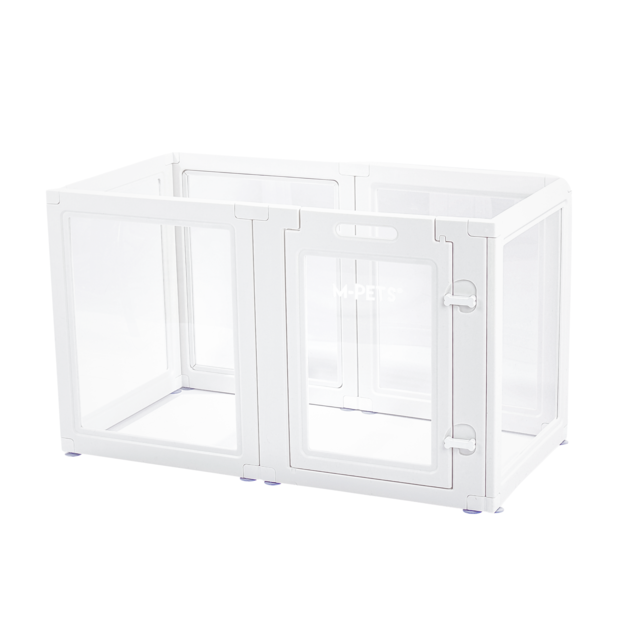 M-PETS Blanche Six Pannel Puppy Pen - Product Image