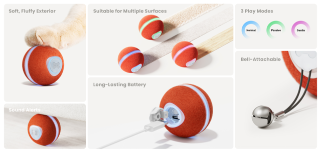 Cheerble M3 Mini Smart Cat Toy  - Product Image 6
