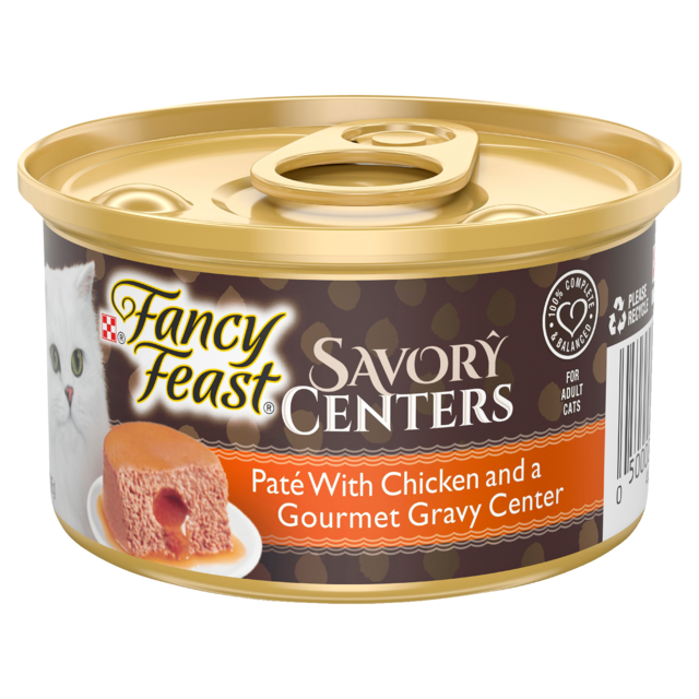 Fancy Feast Savory Centers Pate with Chicken & Gourmet Gravy Wet Cat Food - Product Image