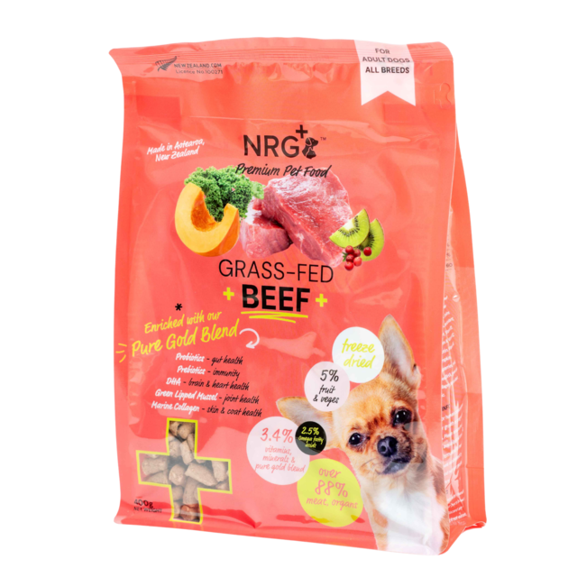 NRG+ Pure Gold Blend Beef Freeze Dried Dog Food - Product Image 4