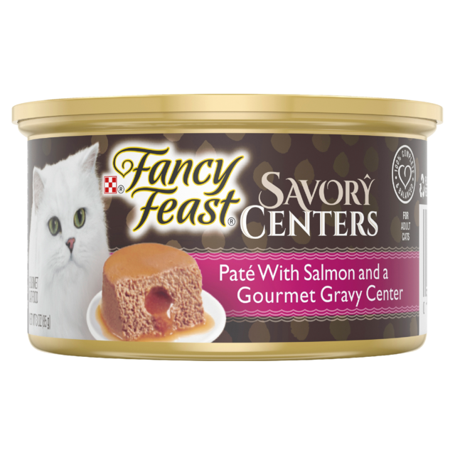 Fancy Feast Savory Centers Pate with Salmon & Gourmet Gravy Wet Cat Food - Product Image 8