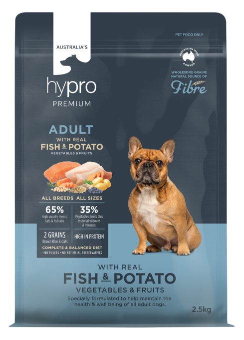 Hypro Premium Wholesome Grains Adult Fish & Potato Dry Dog Food - Product Image 1
