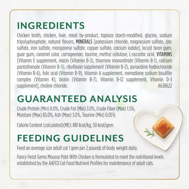 Fancy Feast Gems Mousse Pate with Chicken Wet Cat Food - Product Image 5