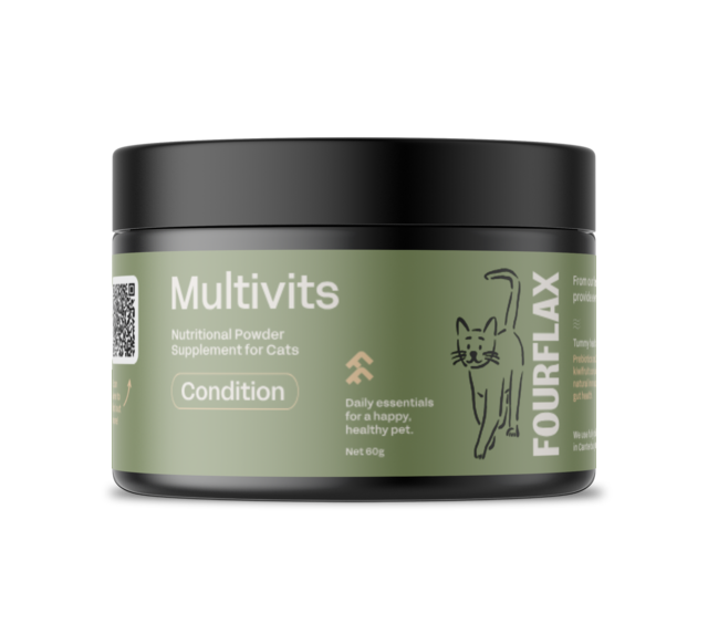 Fourflax Multivits Cat Multivitamin Powder Supplement - Product Image