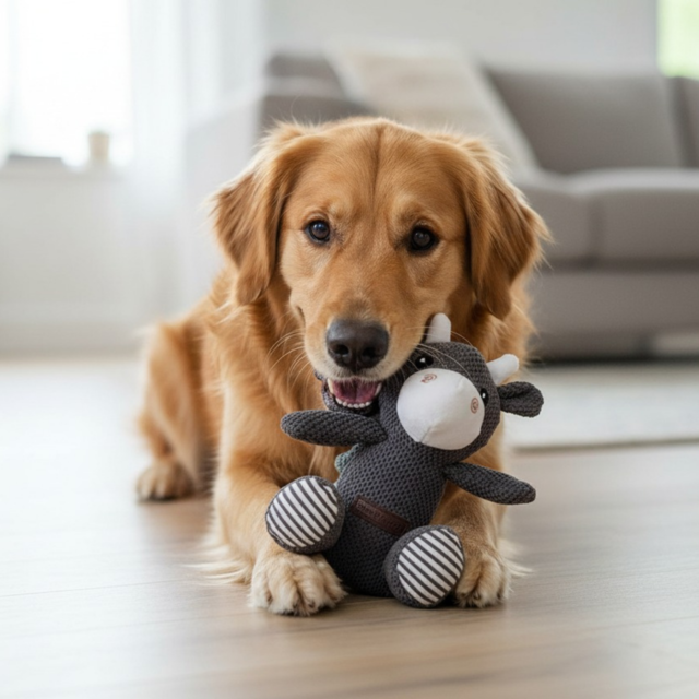 Coco & Cooper Dylan Dragon Corduroy Dog Plush Toy - Product Image 4