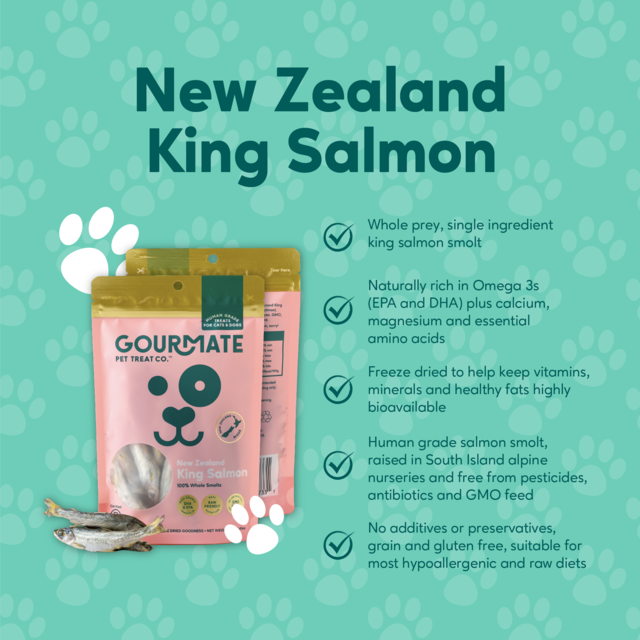 Gourmate Pet Treat Co. New Zealand King Salmon Whole Smolt Dog Treats - Product Image 3