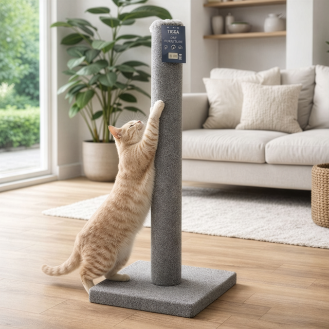 Tigga Carpet Cat Scratch Pole  - Product Image 3
