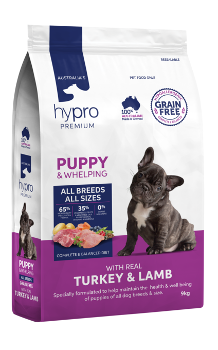 Hypro Premium Grain Free Puppy & Whelping Turkey & Lamb Dry Dog Food - Product Image