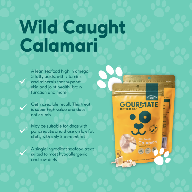 Gourmate Pet Treat Co. Wild Caught Calamari Dog Treats - Product Image 4
