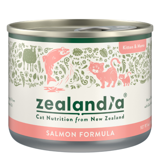Zealandia Kitten & Mama Salmon Mousse Pate Wet Cat Food - Product Image