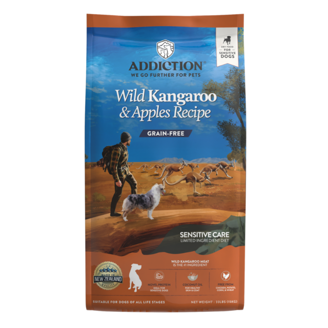 ドッグフード ADDICATION Wild Kangaroo & Apples 9kg Addiction Wild Kangaroo & Apples Recipe Dry Dog Food