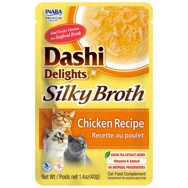 Inaba Dashi Delights Silky Broth Chicken Wet Cat Food - Product Image