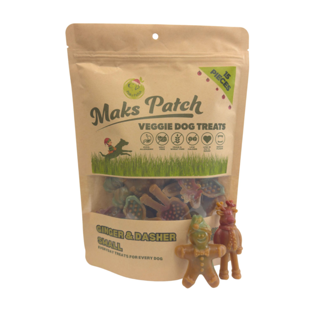 Mak's Patch Reindeer & Gingerbread Man Dog Treats - Product Image
