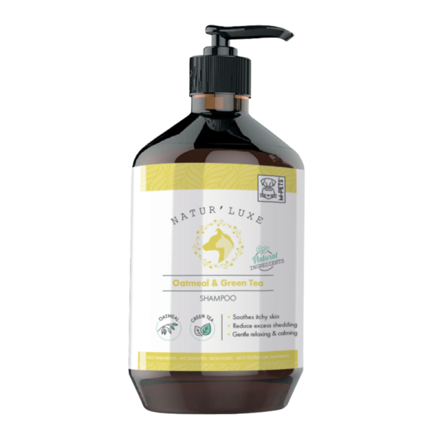 M-PETS NATUR'LUXE Oatmeal and Green Tea Dog Shampoo - Product Image