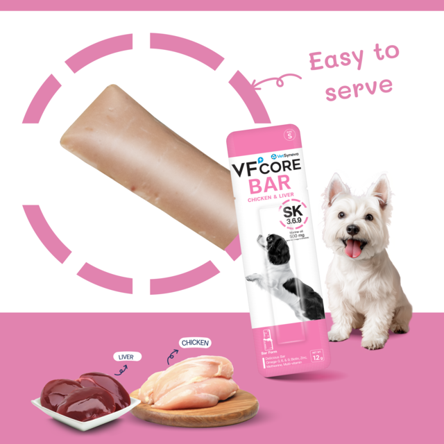 VetSynova VF+ Core Bar SK Skin Support Dog Supplement - Product Image 3