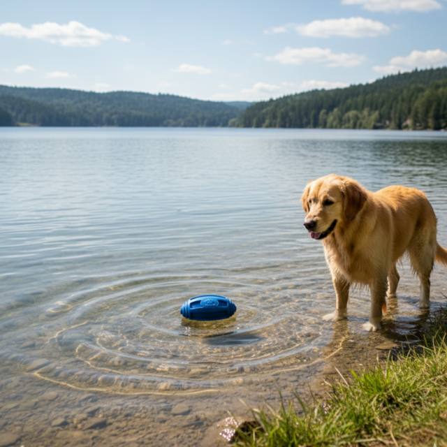 Pup & Purr Floatable Footy Ball Tough Dog Toy - Product Image 3