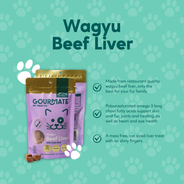 Gourmate Pet Treat Co. Wagyu Beef Liver Cat Treats - Product Image 3
