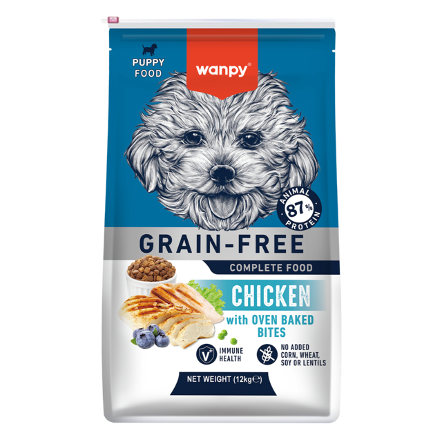 Wanpy Grain Free Puppy Chicken Recipe Dry Dog Food - Product Image 1