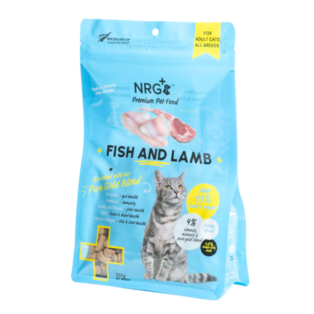 NRG+ Pure Gold Blend Fish & Lamb Freeze Dried Cat Food - Product Image 4