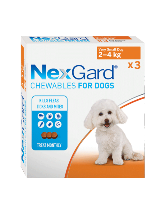 NexGard Dog Flea Tick Chewable Tablets Petdirect