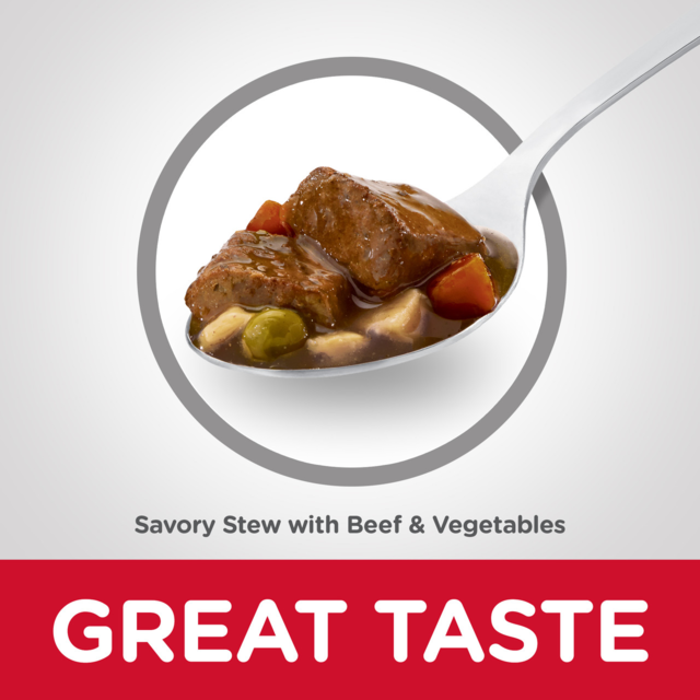 Hill's Science Diet Adult Savory Stew Beef & Vegetables Canned Wet Dog Food - Product Image 3