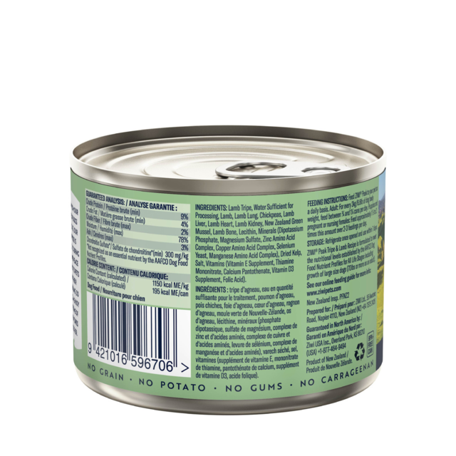 Ziwi Tripe & Lamb Wet Dog Food - Product Image 1